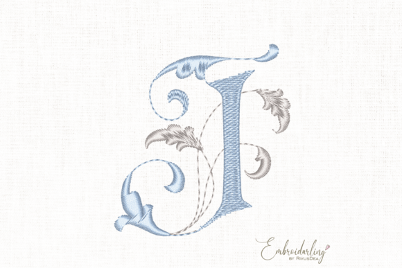 Download Baby Shower J, Monogram Embroidery Letter - Letter Collection