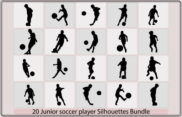 Download Silhouette of Young Asian Soccer Player - Young Collection