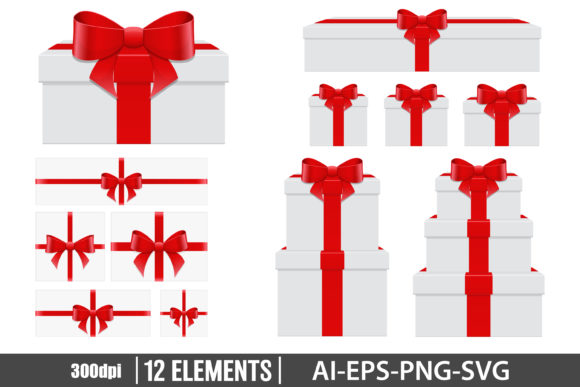 Download Present Box Clipart Set - Premium Resources
