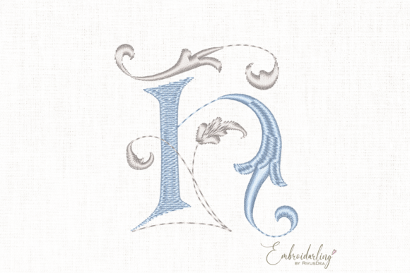 Download Wedding Monogram H, Embroidery Letter - Letter Collection