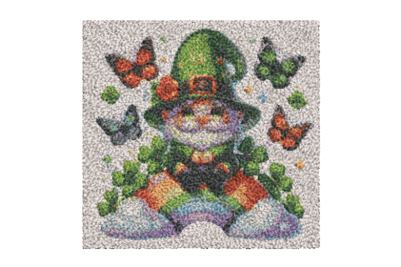 Download Gnome Patricks Day Butterfly Embroidery - Premium Bundle