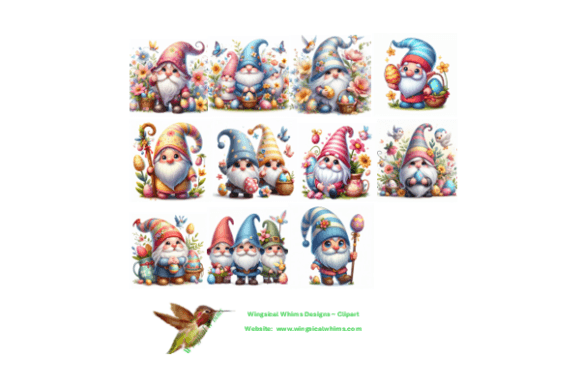 Download Easter Gnome Clipart POD Diamond Art - Premium Resources